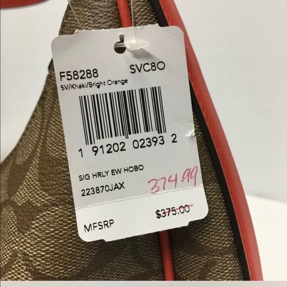 🔥🎁NWT! Coach Sig Harley EW Hobo Handbag Msrp:$375.00 - Picture 13 of 13